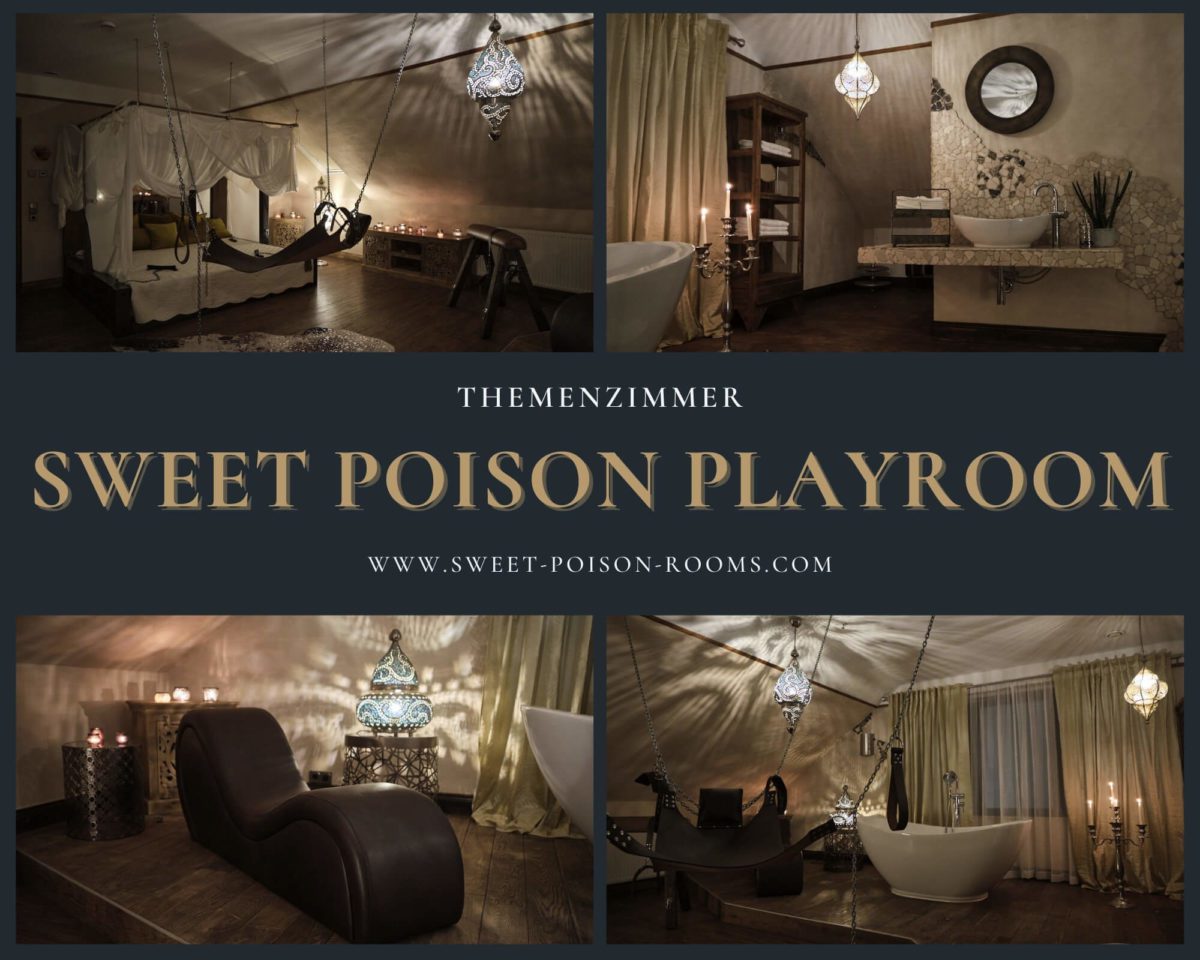 Der Sweet Poison Playroom ist ein fremdgeh Zimmer, in dem Sie heiße Abende zu zweit verbringen können.